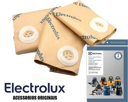 Imagem de SACO DESCARTAVEL ASPIRADOR ELECTROLUX (água E Pó) Cse10 70035078 A20810201 A10S 3 UND ORIGINAL AQP10