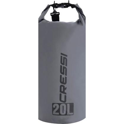 Imagem de Saco Estanque Impermeável Cressi Dry Bag Tarpulin 20 Cinza