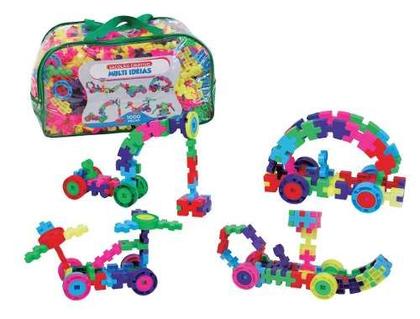 Imagem de Sacola de Blocos de Montar Multi Ideias 1000 Peças