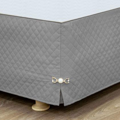 Imagem de Saia Box cama bau Queen Matelada Com Pingente