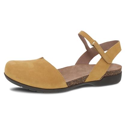 Imagem de Sandália Dansko Rowan para mulheres Memory Foam Cork Mustard 38-39