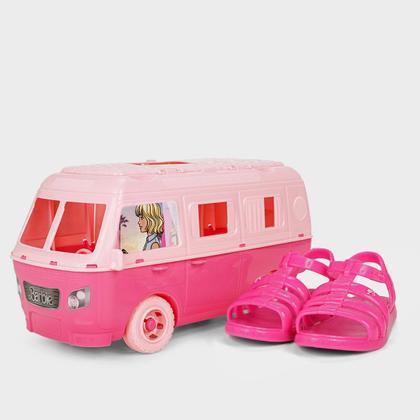 Imagem de Sandália Infantil Grendene Kids Barbie Road Trip Menina