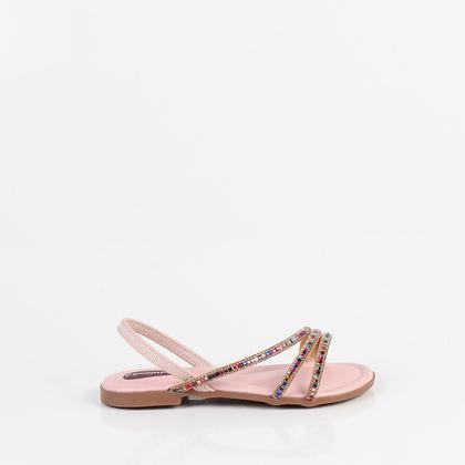 Imagem de Sandália Pé Com Pé Rasteira 37209 Nude