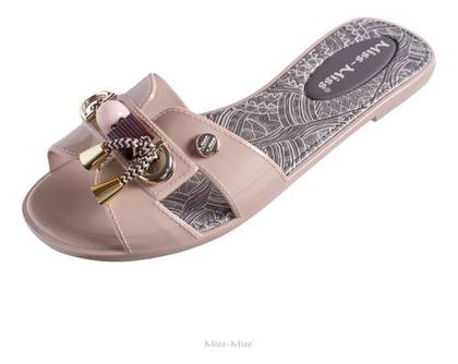 Imagem de Sandália Rasteira Feminina com Enfeite Miss Miss