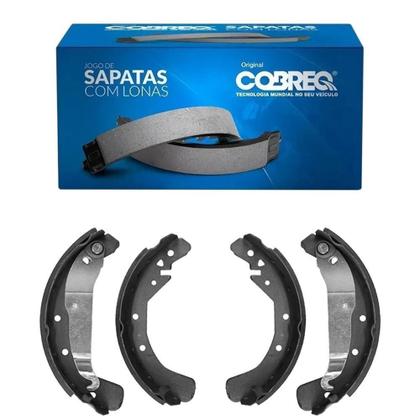 Imagem de Sapata Lona Freio S10 Blazer 4 Cilindros 95 a 2011 Traseira Bosch Cobreq 2640-CPA