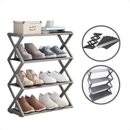 Imagem de Sapateira 4 Andares 41x18,5 Original 3 Cores Disponível