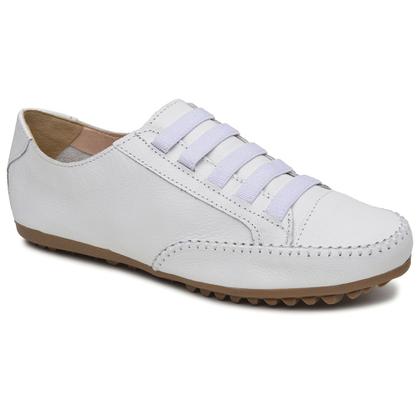 Imagem de Sapatênis Casual em Couro Krn Shoes com Elástico e Sola Leve Costurada