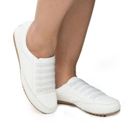 Imagem de Sapatênis feminino  mocassim confortável tênis