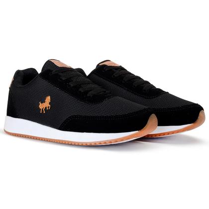 Imagem de Sapatenis Masculino Preto Sapato Tênis Casual Masculino Polo BF Shoes