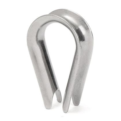 Imagem de Sapatilha Anilha Leve 14 Mm Aço Inox Para Cabo De Aço Corda