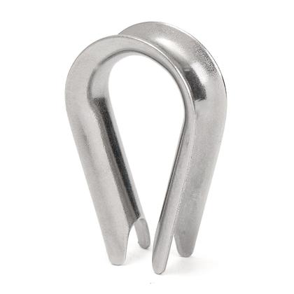 Imagem de Sapatilha Anilha Leve 3 Mm Aço Inox Para Cabo De Aço Corda