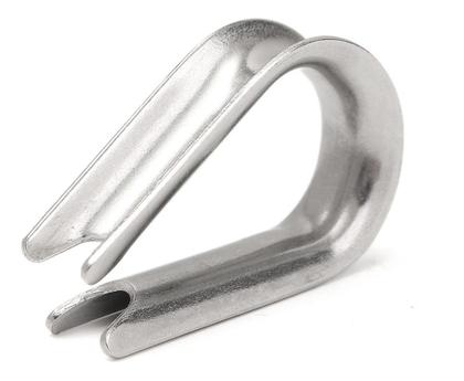 Imagem de Sapatilha Anilha linha Pesada Cabo De Aço 4mm Em Aço Inox