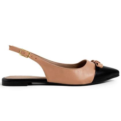 Imagem de Sapatilha Feminina Casual Com Fivela Ajustável Slingback Super Macia Lançamento