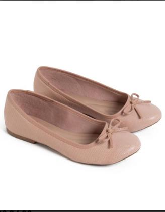 Imagem de Sapatilha feminina Marcela Prado bico redondo napa lizard cores