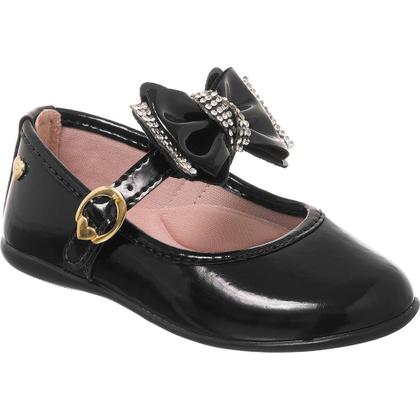 Imagem de Sapatilha Infantil Menina Laço Ponta Fivela