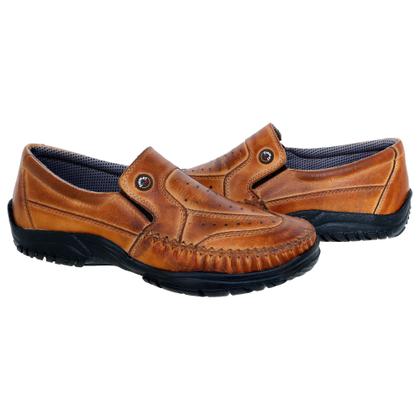 Imagem de Sapatilha Mocassim Masculina - Couro - 4002