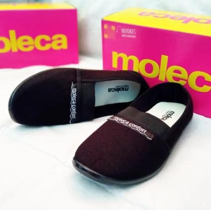 Imagem de Sapatilha Moleca Elástico Pano Tradicional Confort