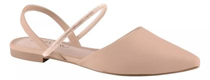 Imagem de Sapatilha Via Uno Bico Fino Aberta Tira Strass 866004