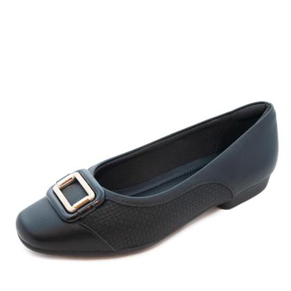 Imagem de Sapato Feminino Piccadilly Salto Baixo REF: 250228 NAPA-NAPA STRECH