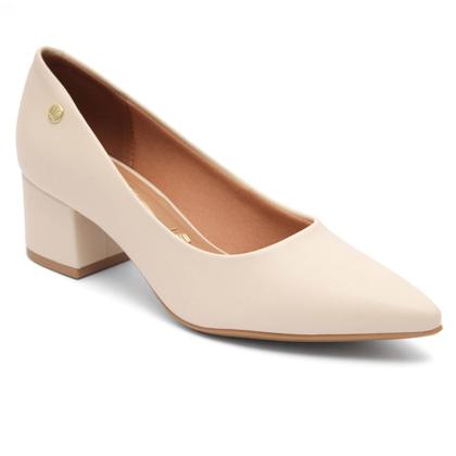 Imagem de Scarpin Vizzano Salto Médio Bloco Sapato Confortável