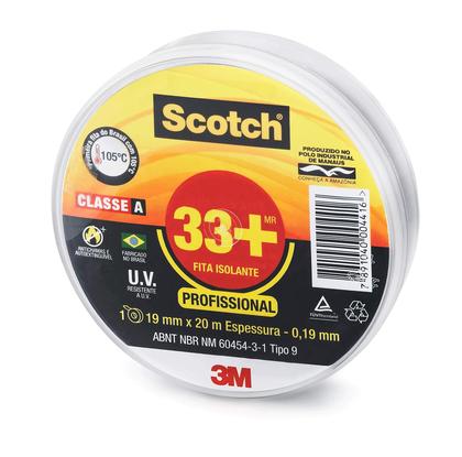 Imagem de Scotch, 3M, Fita Isolante, 33+, 19mm x 20m, Preta