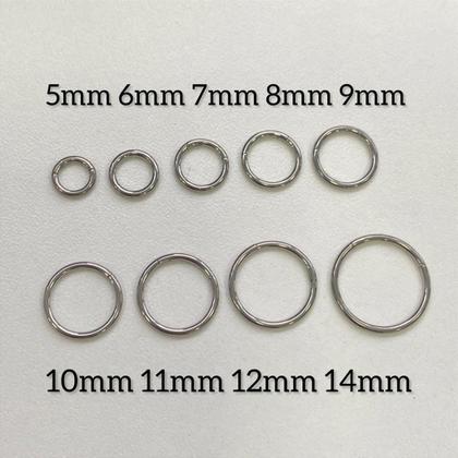 Imagem de SEGMENTO TITÂNIO CLICKER - Argolinha com Fecho Clicker