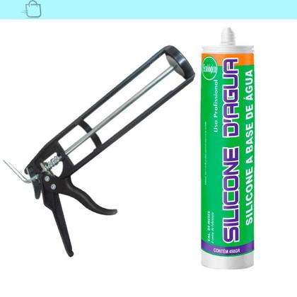 Imagem de Selante Acrílico Base Dágua Preto Com Aplicador Preto