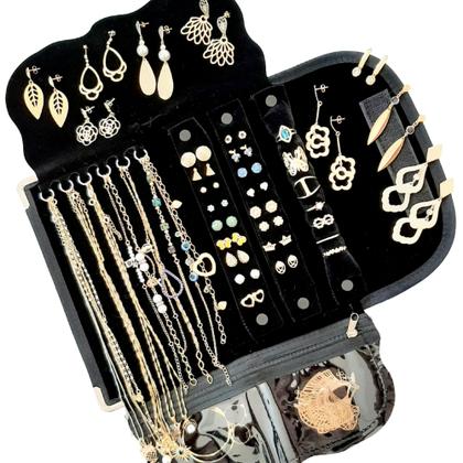 Imagem de SEMI JOIAS ATACADO KIT 8 PEÇAS FOLHEADAS - Jady Joias