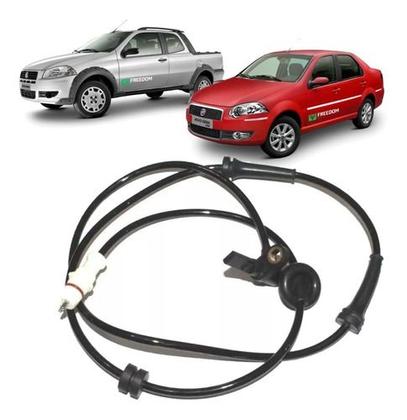 Imagem de Sensor de freio abs fiat palio hatch weekend siena strada 2001 á 2019 dianteiro lado direito 114cm