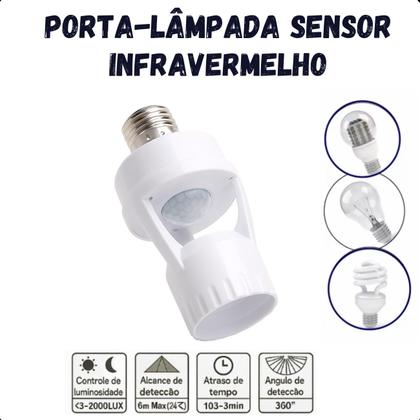 Imagem de Sensor de Movimento E27 com Fotocélula para Lâmpadas LED de Alta Performance e Eficiência Energética