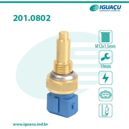 Imagem de Sensor de temperatura de água Vw Polo Classic 1996 a 2002