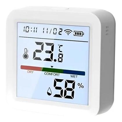 Imagem de Sensor De Temperatura E Umidade Inteligente Google Alexa Hub