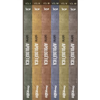 Imagem de Série Apologética  6 Volumes  Coleção Completa  Editora Geográfica
