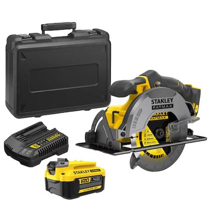 Imagem de Serra circular 7-1/4" 20v brushless sbc550m1k + acessórios