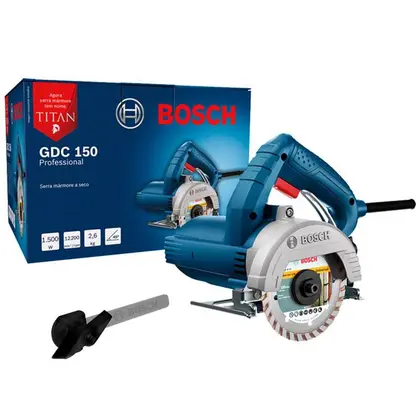 Imagem de Serra Mármore Bosch a seco GDC 150 TITAN 1500W 127V