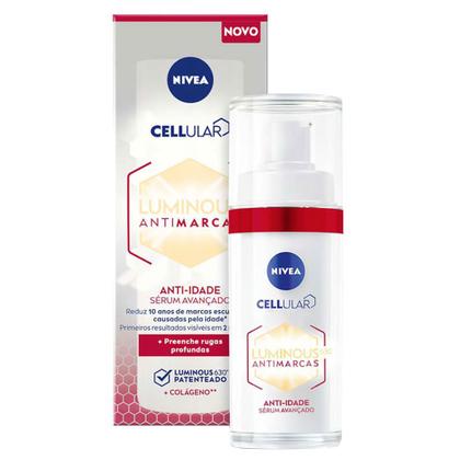 Imagem de Sérum Facial NIVEA Cellular Luminous 630 Antimarcas Anti-idade