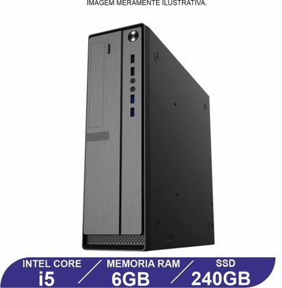 Imagem de Servidor ASUS Intel Core i5 3.2Ghz Slim Memória 6GB DDR3 SSD 240GB Sata3