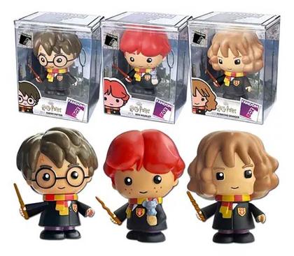 Imagem de Set c/ 3 Bonecos Harry Potter Harry/Hermione/Ron Fandom Box