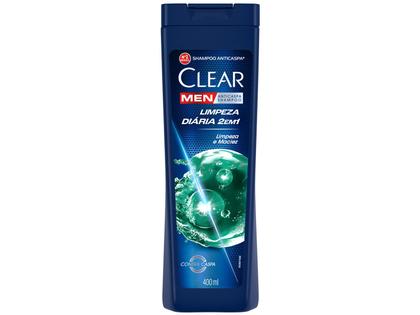 Imagem de Shampoo Anticaspa Clear Men Limpeza Diária 2 em 1