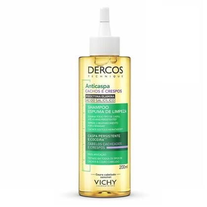 Imagem de Shampoo Anticaspa Espuma De Limpeza Vichy Dercos Cachos e Crespos 200ml