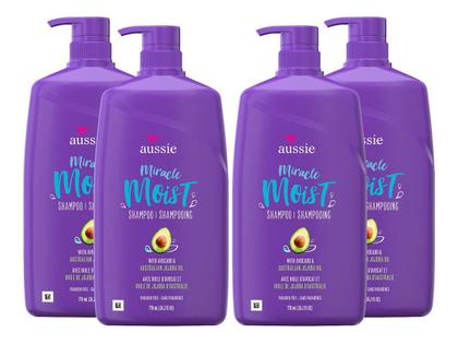 Imagem de Shampoo Aussie Miracle Moist 778 Ml - Caixa 4 Unidades