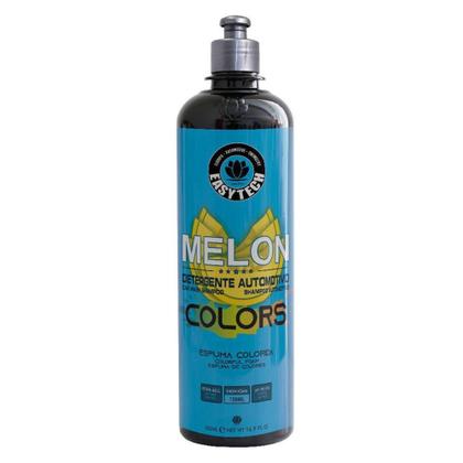 Imagem de Shampoo Automotivo Neutro Lava Autos Concentrado Snow Foam Espuma Azul Easytech Melon Colors 500ml