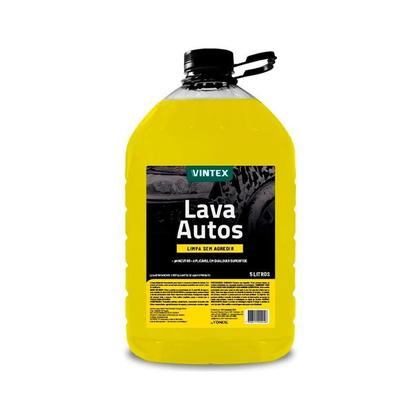 Imagem de Shampoo Lava Autos Vintex 5L - Ph Neutro, Não Remove Cera