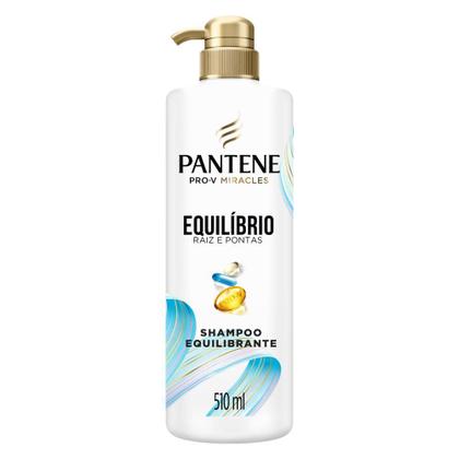 Imagem de Shampoo Pantene Equilíbrio Cabelos Mistos e Pontas Ressecadas 510ml