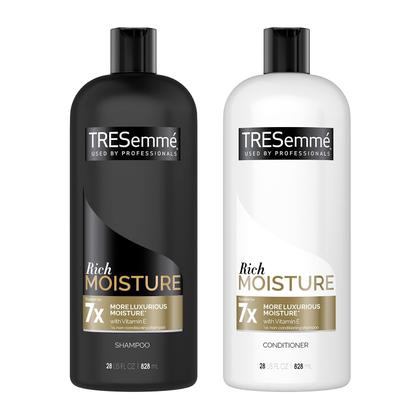 Imagem de Shampoo TRESemmé Rich Moisture Hydrating para cabelos secos 828ml