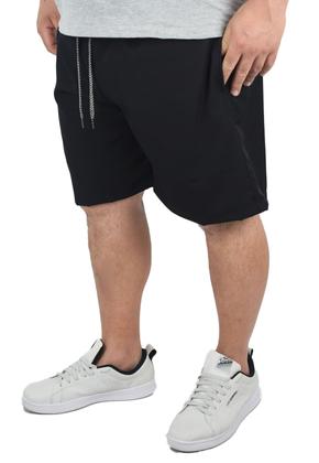 Imagem de Short Bermuda Tactel Elastano Extra Grande Plus size Liso