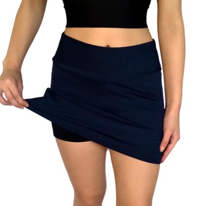 Imagem de Short Saia Feminino Justo Cós Liso Suplex Pp ao Plus Size