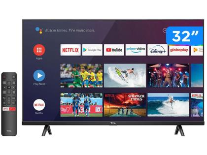 Imagem de Smart TV 32” HD LED TCL S615 VA 60Hz - Android Wi-Fi e Bluetooth Google Assistente 2 HDMI