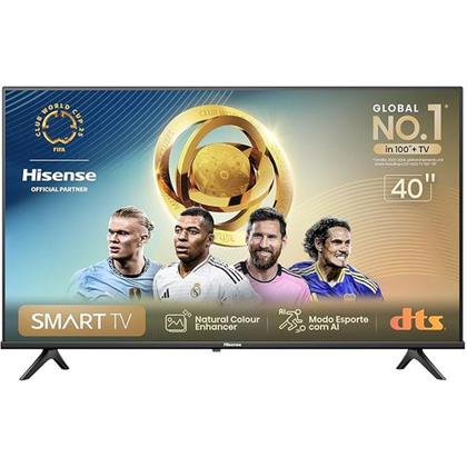 Imagem de Smart TV 40 Hisense Full HD DLED VIDAA DTS-HD Dolby Audio
