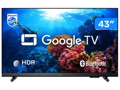 Imagem de Smart TV 43" Philips Full HD DLED 43PFG6918/78 60Hz Google TV Quad Core Google Assistente 3 HDM